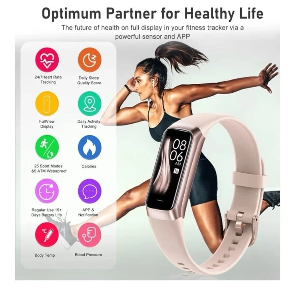 Fitness watch pink‎